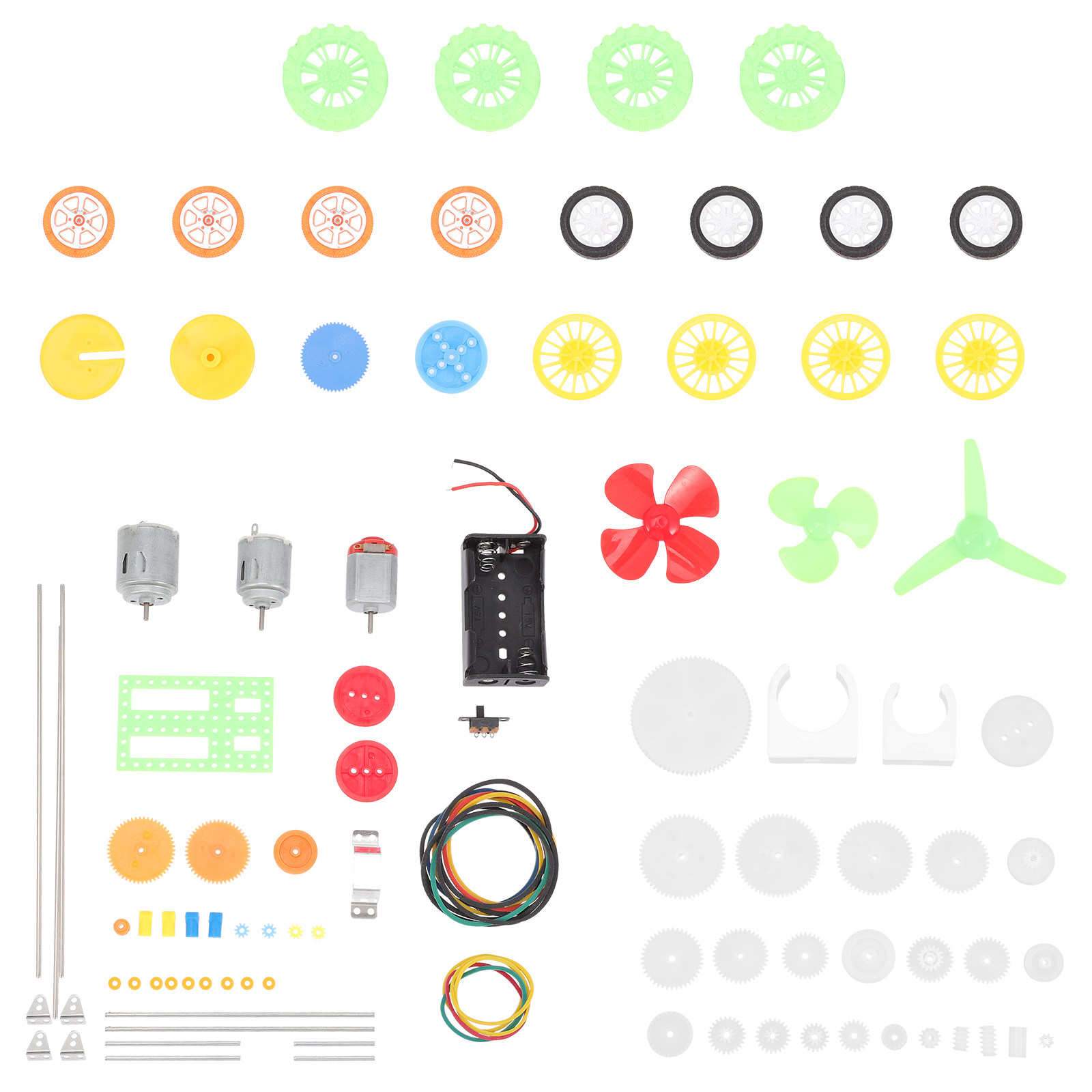 112Pcs Dc Motor Gear Kit Plast - огляд і ціна Science Kit